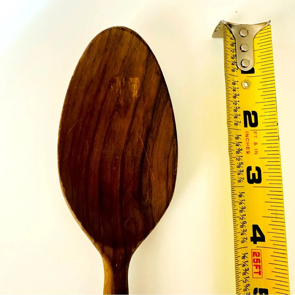 Vintage Webster Wooden Spoon with Sterling Silver Handle